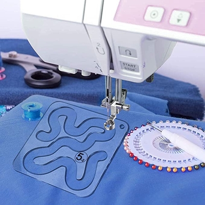 Free Motion 11Pcs Sewing Quilting Calipers Sewing Ruler Sewing Machine Acrylic Household Rulers For Sewing Quilting Quilting