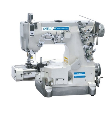 Machine à coudre industrielle de trimmer d'entraînement direct de lit de cylindre de QS-600D-35YD-UT de bon couplage à grande vitesse automatique de coupeur
